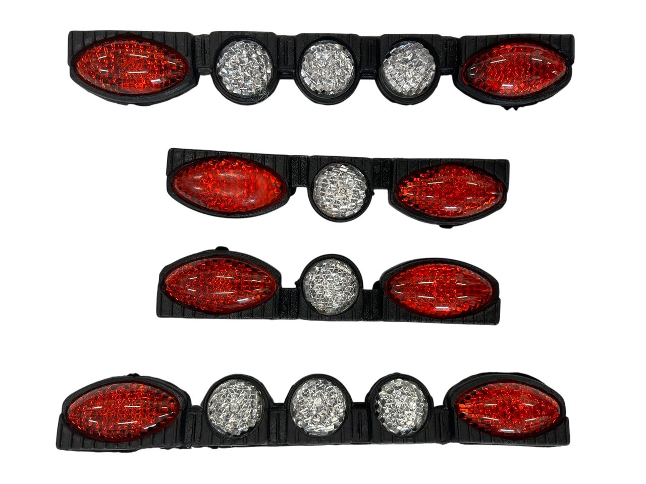 Катафот на двері коло-овал Білий/Червоний (00420бк) - фото 2 Катафот на двері коло-овал Білий/Червоний (00420бк) - фото 2