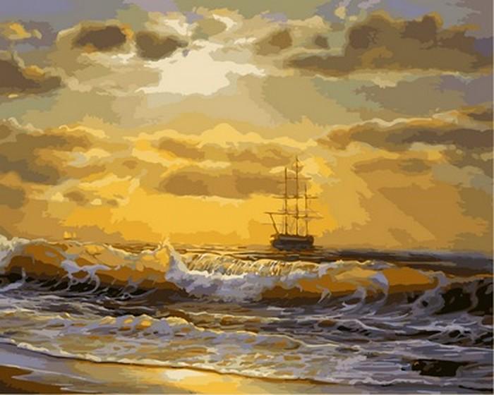 Картина по номерам Mariposa Море на рассвете 40x50 см (Q2136)