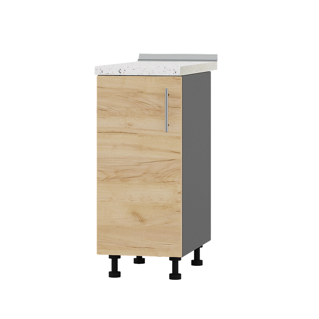 Шкаф нижний Эверест Оптима модуль Низ Н83-350 35х47х85 см Дуб крафт золотой/Антрацит (06393) - фото 1 Шкаф нижний Эверест Оптима модуль Низ Н83-350 35х47х85 см Дуб крафт золотой/Антрацит (06393) - фото 1