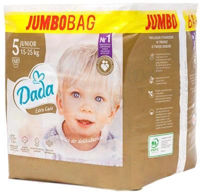 Підгузки Dada Extra Care GOLD Jumbo Bag 5 junior 15-25 кг 68 шт. (4646) - фото 1