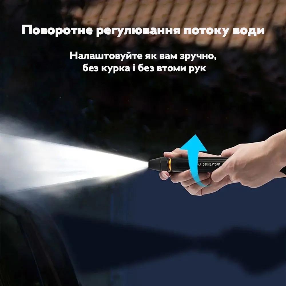 Водяний розпилювач високого тиску з регулюванням напору Black - фото 10 Водяний розпилювач високого тиску з регулюванням напору Black - фото 10