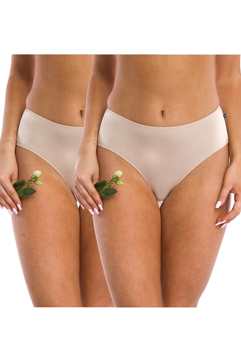 Трусики сліп Key р. 4р. 6/L 2 шт. Бежевий (76431)