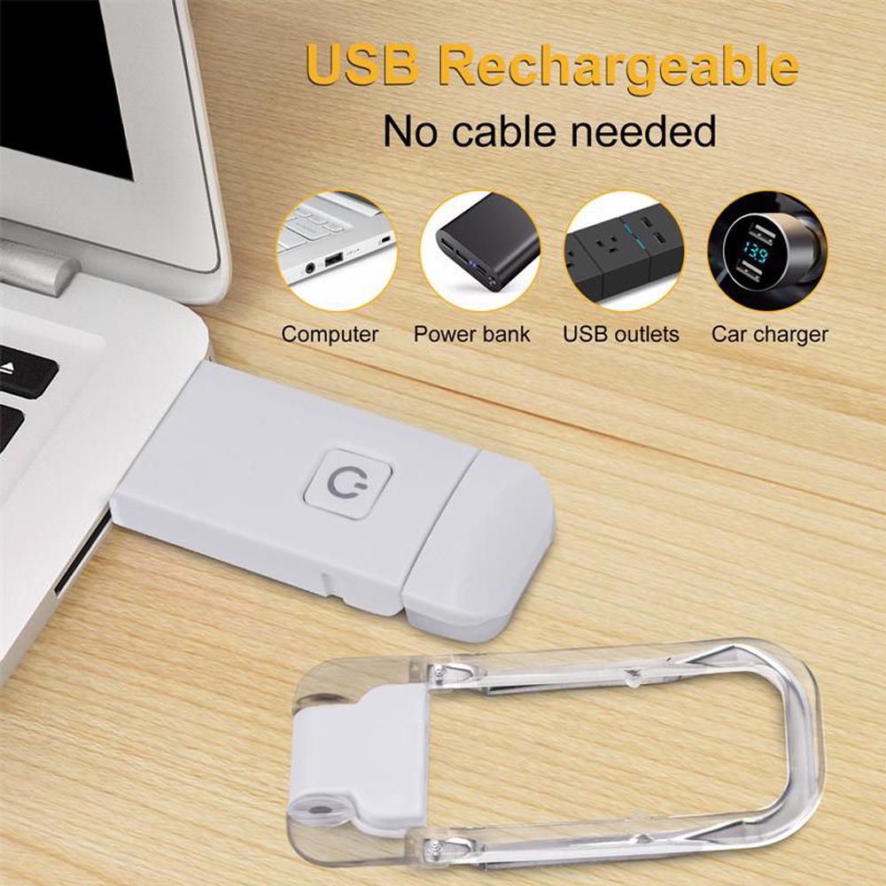 Лампа для чтения портативная с защелкой Белый (00009) - фото 3 Лампа для чтения портативная с защелкой Белый (00009) - фото 3