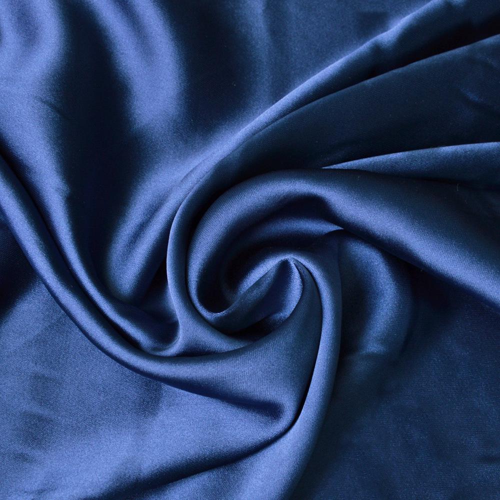 Тканина Атлас Isabella Темно-синій (14064)