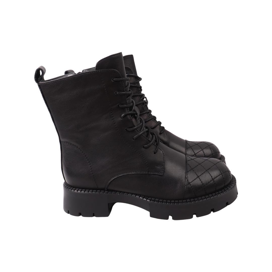 Ботинки женские Vikonty из кожи р. 38 Черный (283-21DHC) Ботинки женские Vikonty из кожи р. 38 Черный (283-21DHC)