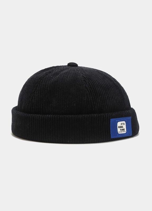 Кепка докер без козырька вельветовая унисекс 55-59 см Черный (2944290226) Кепка докер без козырька вельветовая унисекс 55-59 см Черный (2944290226)