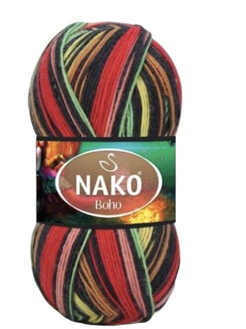 Пряжа носочная Nako Boho Desen цвет 82231 (2098318771) Пряжа носочная Nako Boho Desen цвет 82231 (2098318771)