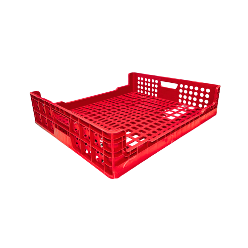 Ящик пластиковий для хліба 740х622х158 мм Червоний (P160)