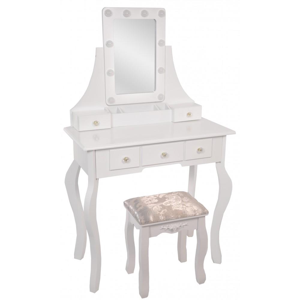 Туалетний столик з підсвіткою Bonro В-065L (20000016) - фото 12 Туалетний столик з підсвіткою Bonro В-065L (20000016) - фото 12