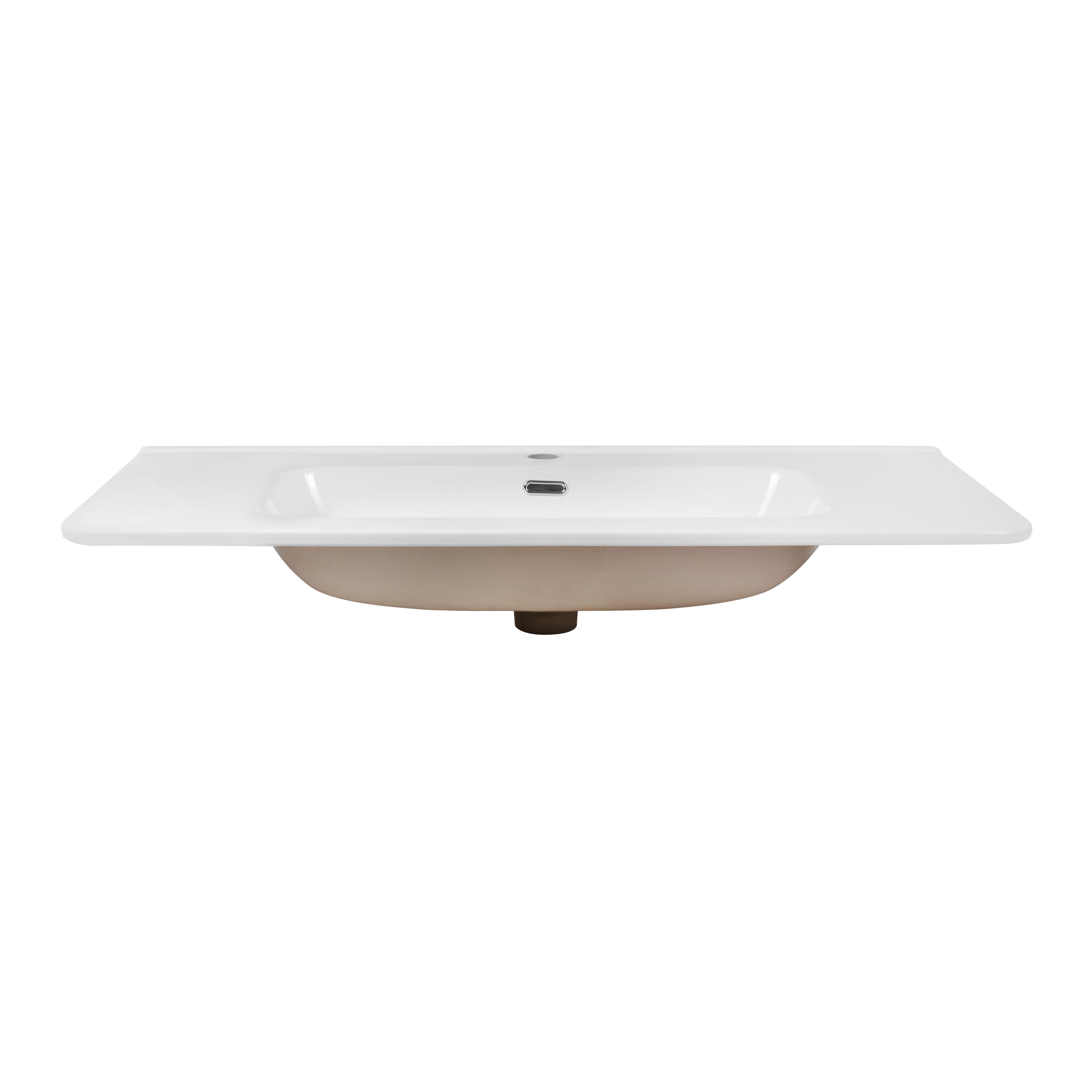 Умывальник врезной Q-tap Albatross 9H QT01119100HW 1010x460x175 мм Белый (115758) Умывальник врезной Q-tap Albatross 9H QT01119100HW 1010x460x175 мм Белый (115758)