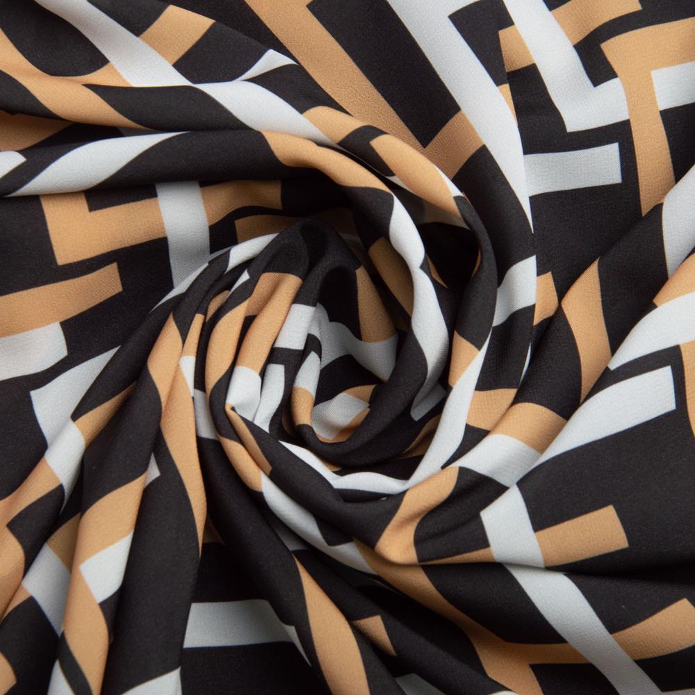 Тканина для одягу плательна Super soft 65 гр/м2 Фенді (25317)