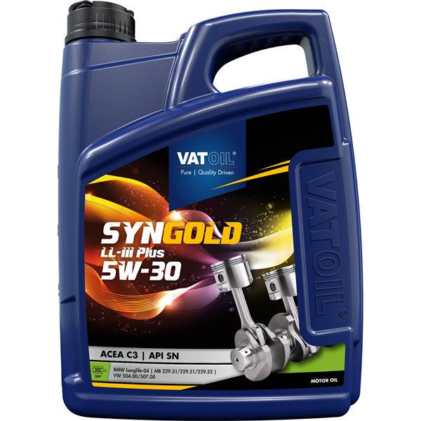 Моторное масло VATOIL 50642 SynGold LL-III Plus 5W-30 5 л (10-5 LONGL III)