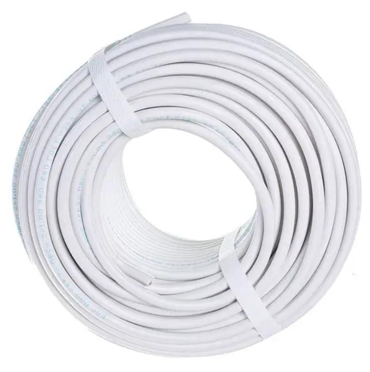 Кабель силовой в силиконовой изоляции D 1,8 мм многожильный 100х0,08 луженая медь 13А 1 м Белый (000049054) Кабель силовой в силиконовой изоляции D 1,8 мм многожильный 100х0,08 луженая медь 13А 1 м Белый (000049054)