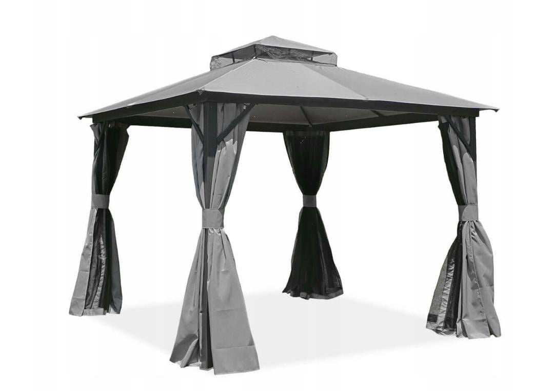 Павильон садовый JUST GARDEN ALEX 300х300х270 см Grey (19483919)
