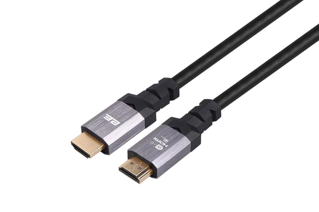 Кабель 2E HDMI на HDMI 2.1 4K/120Hz 8K/60Hz 48Gbps Ultra High Speed 1,8 м Чорний (iz15906) - фото 2 Кабель 2E HDMI на HDMI 2.1 4K/120Hz 8K/60Hz 48Gbps Ultra High Speed 1,8 м Чорний (iz15906) - фото 2