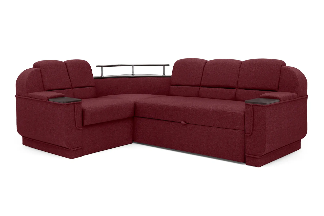Диван угловой Меркурий 255х185 см бордо (30417126) Диван угловой Меркурий 255х185 см бордо (30417126)