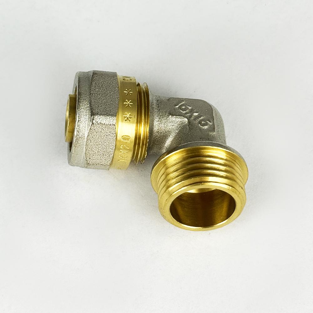 Кут із зовнішнім різьбленням з проточкою SANTAN 16х1/2" (43381) - фото 3 Кут із зовнішнім різьбленням з проточкою SANTAN 16х1/2" (43381) - фото 3