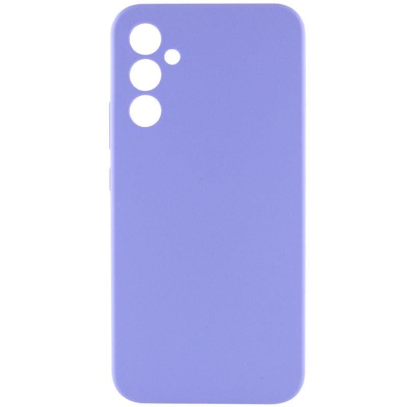 Протиударний  Чохол Silicone Cover Lakshmi Full Camera (AAA) для Samsung Galaxy S24 FE  Бузковий / Dasheen