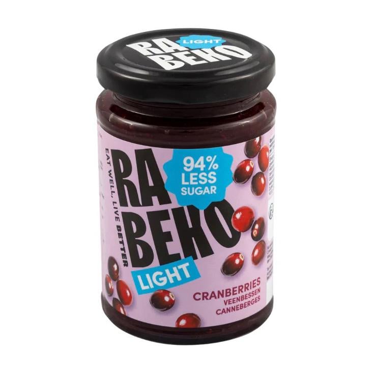 Джем Rabeko Light Jam без добавленного сахара 59% фруктов 230 г Журавлина Джем Rabeko Light Jam без добавленного сахара 59% фруктов 230 г Журавлина