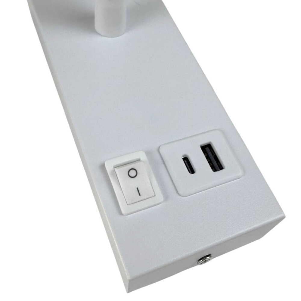 Бра Violux SNAKE USB/Type-C 5W 4200K 250Lm IP20 Белый (552002) - фото 5