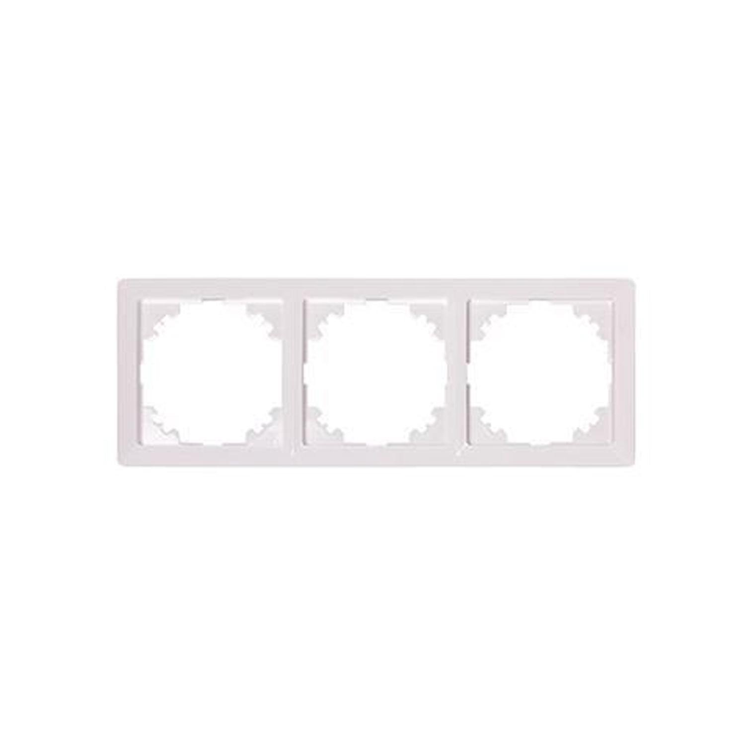 Рамка 3-постова E.NEXT e.lux.10064L.3.fr.white 223х81х9, 5 мм Білий (ins0040053)
