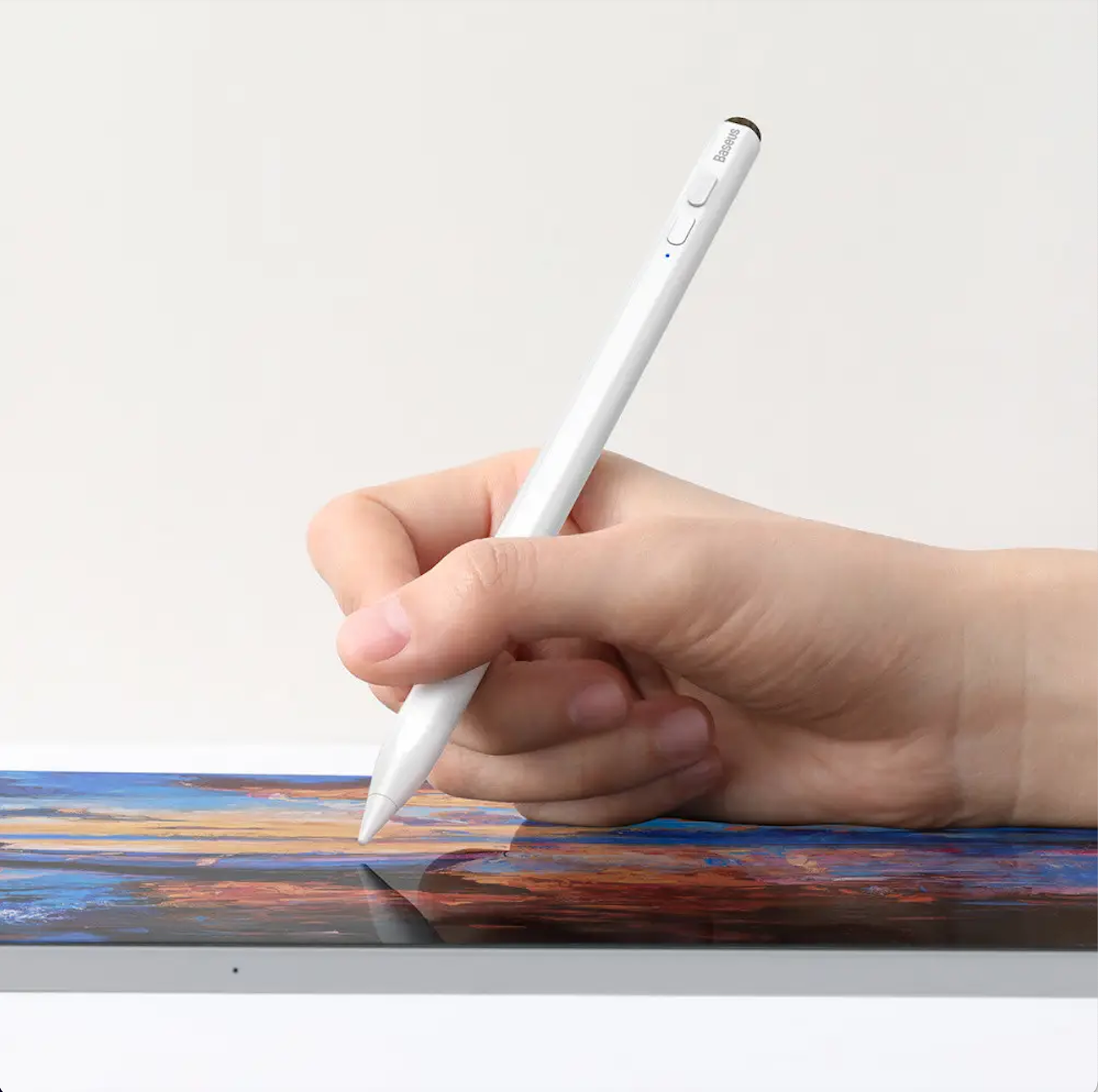 Стилус для iPad Baseus Smooth Writing Capacitive LED-індикатор Білий - фото 5