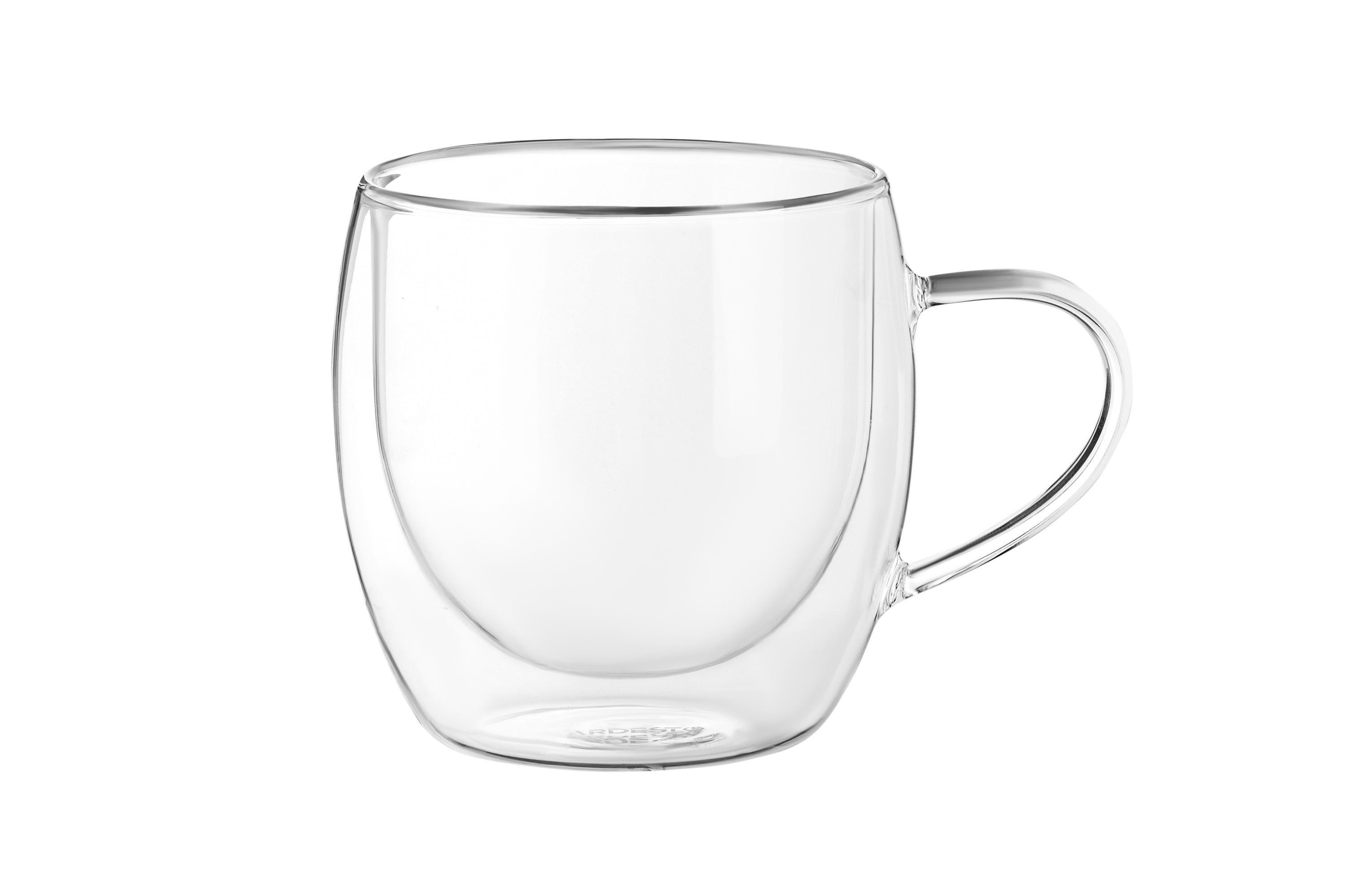 Набор чашек Ardesto с ручками и двойными стенками 300 мл 2 шт. (ERC-AR2630GHN) Набор чашек Ardesto с ручками и двойными стенками 300 мл 2 шт. (ERC-AR2630GHN)