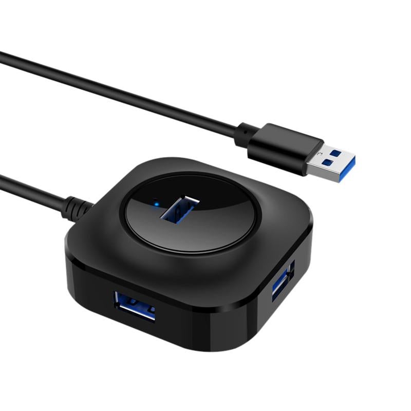 USB хаб/концентратор Robotsky на 4 USB 3.0 порта Черный