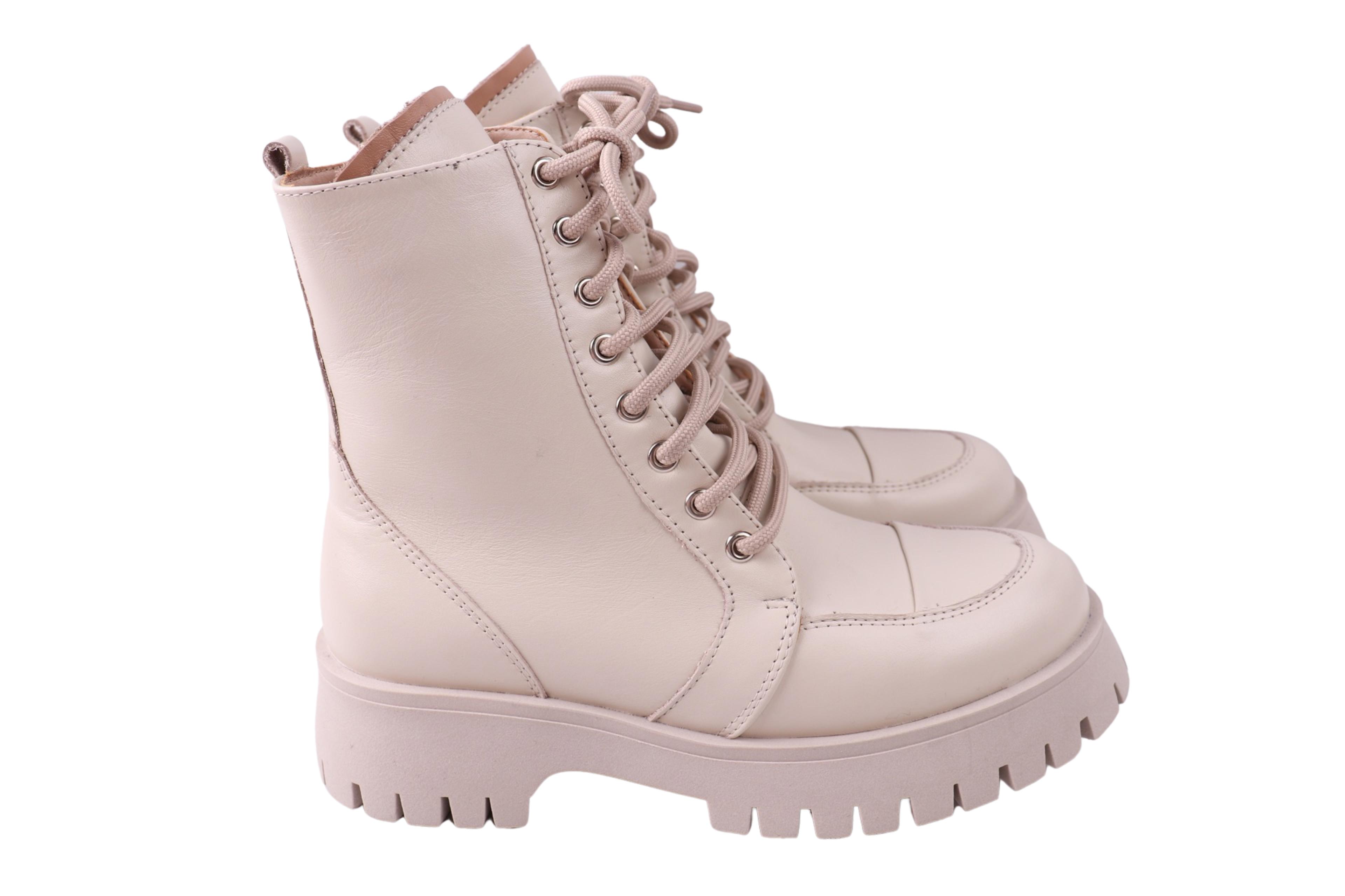 Ботинки женские Vadrus натуральная кожа р. 37 Молочный (511-23DHC)