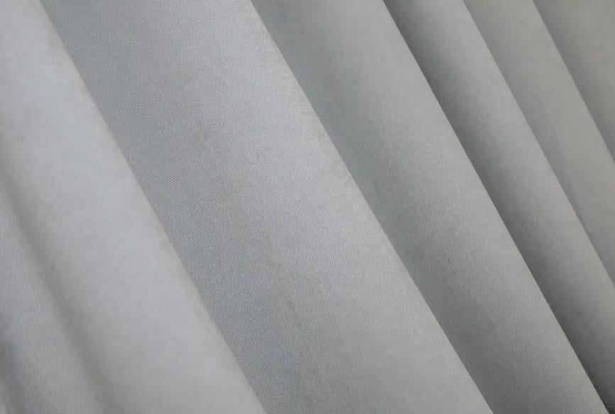 Штори у вітальню/спальню SPARTA мікровелюр 1,5х2,85 м 2 шт. Світло-сірий (1197ш) - фото 5
