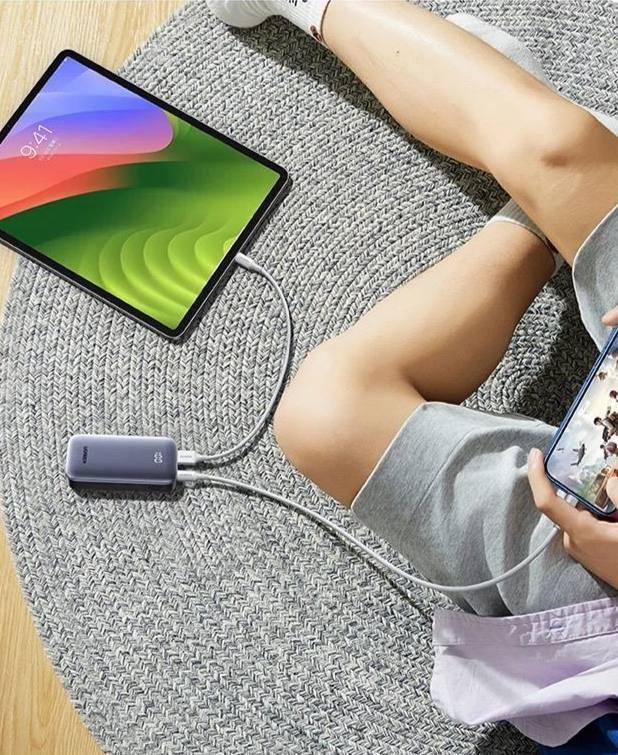 Повербанк Ugreen PB502 10000 mah 30W со сквозной зарядкой (26389494) - фото 10