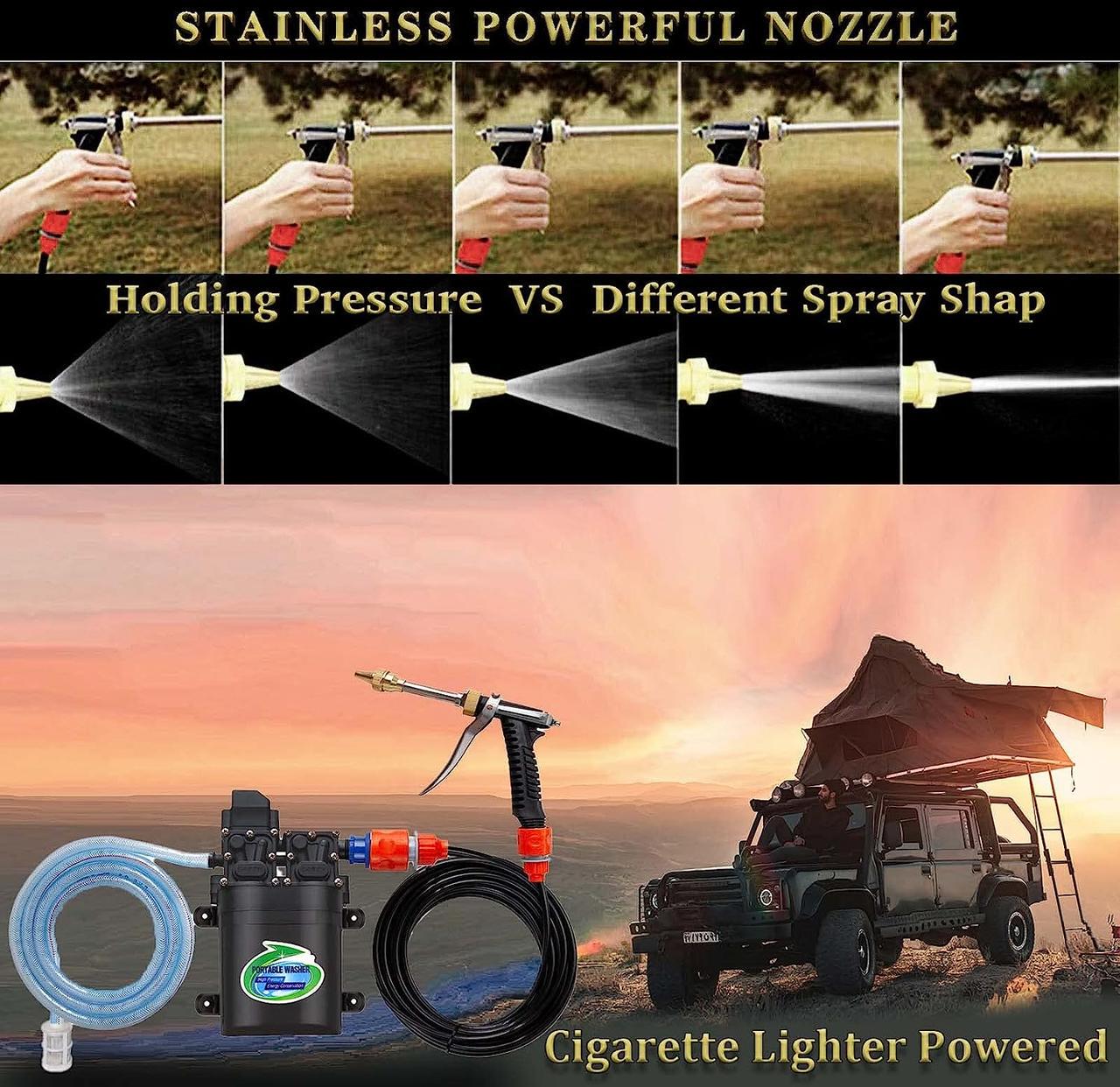 Автомойка портативная высокого давления AutoExpert CW-103 от прикуривателя 12В или 220В сети 9 л/мин 0,85 МПа (1697181149) - фото 3 Автомойка портативная высокого давления AutoExpert CW-103 от прикуривателя 12В или 220В сети 9 л/мин 0,85 МПа (1697181149) - фото 3