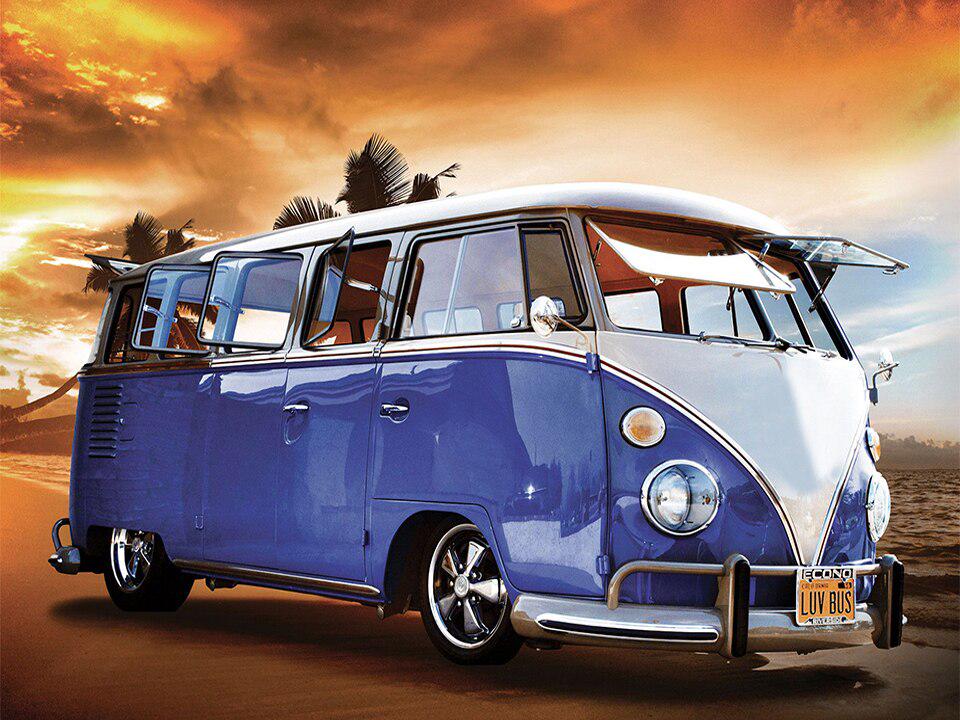 Алмазная мозаика Emerald Craft Volkswagen Transporter T1 полная выкладка 20x30 см (24368)