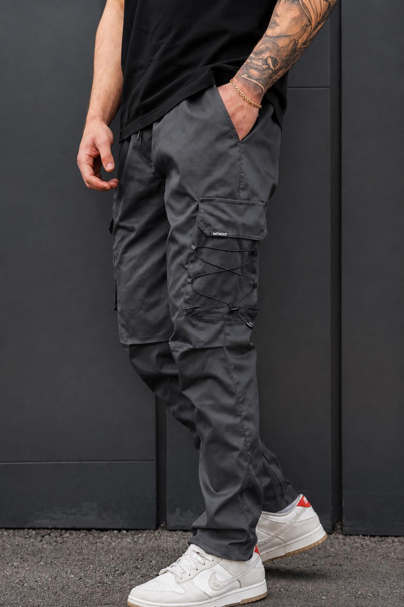 Штани карго трикотажні Without Delta Fenix XL Gray (XL8056605 8056606)