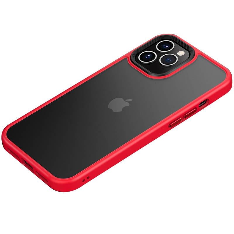 Противоударный TPU+PC чехол Metal Buttons для Apple iPhone 11 Pro 5.8" Красный
