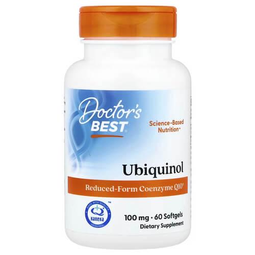 Убихинол Doctor's Best Ubiquinol 100 мг 60 жидких капс. (DRB-00205)