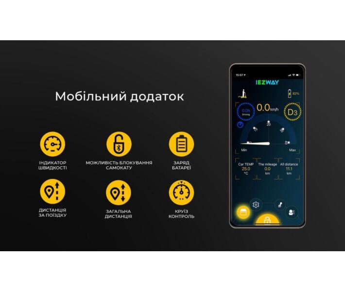 Електросамокат Gemix GM6 GM6DG Dark Grey (69049) - фото 5