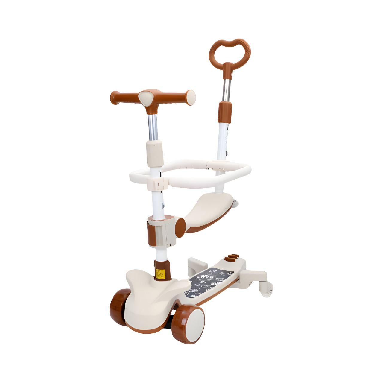 Самокат JR 3-096 Коричневый (25154331)