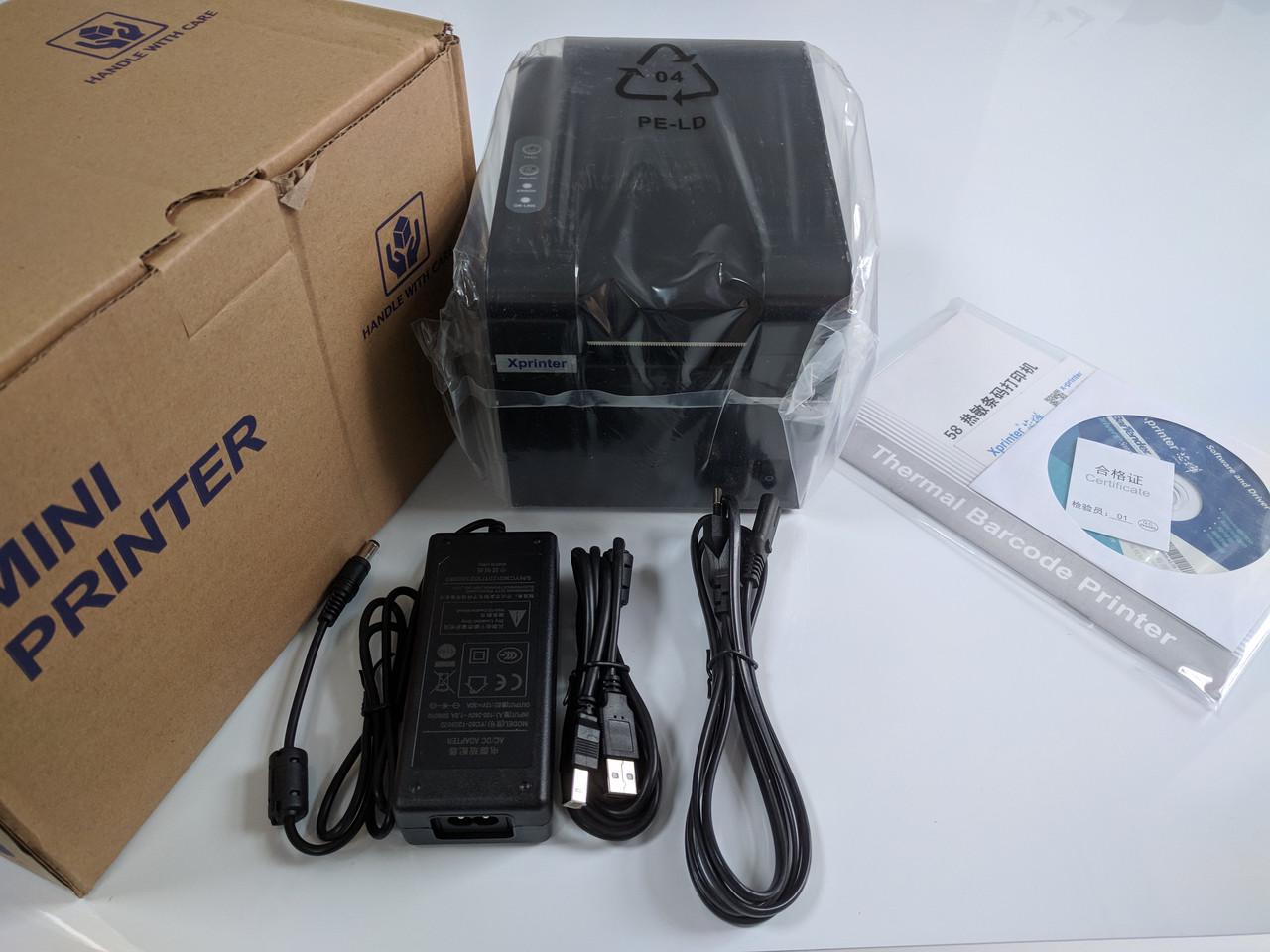 Принтер етикеток/штрих-кодів Xprinter XP-235B (807206601) - фото 6