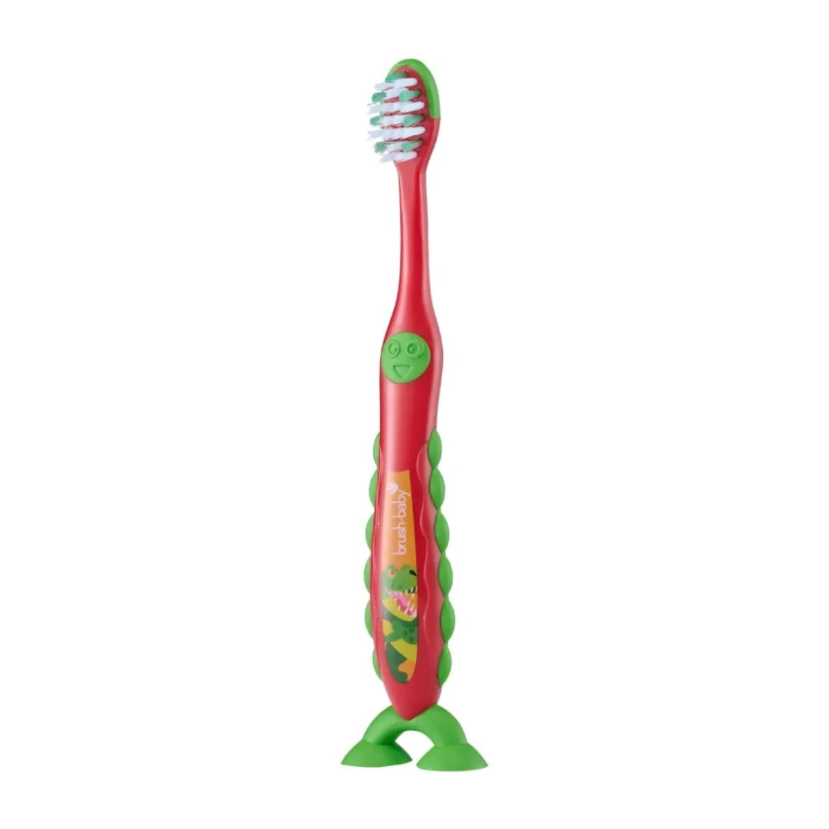 Зубна щітка дитяча Brush Baby FlossBrush Динозавр від 3 до 6 років (4578)