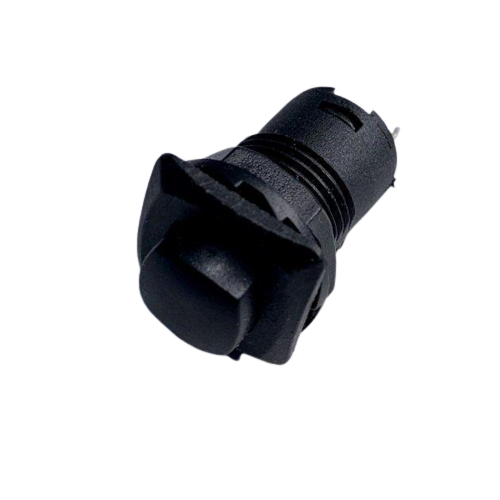 Кнопка Lemanso LSW12 ON-OFF/DS-226 квадрат с фиксатором Черный
