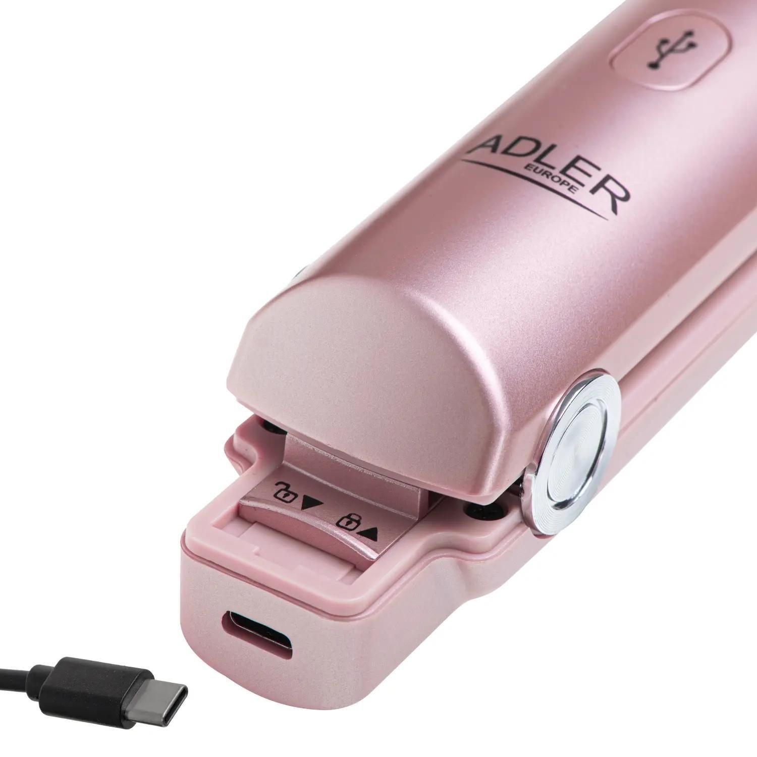 Випрямляч для волосся Adler AD 2327 до 220 °C USB зарядка (04050) - фото 9 Випрямляч для волосся Adler AD 2327 до 220 °C USB зарядка (04050) - фото 9