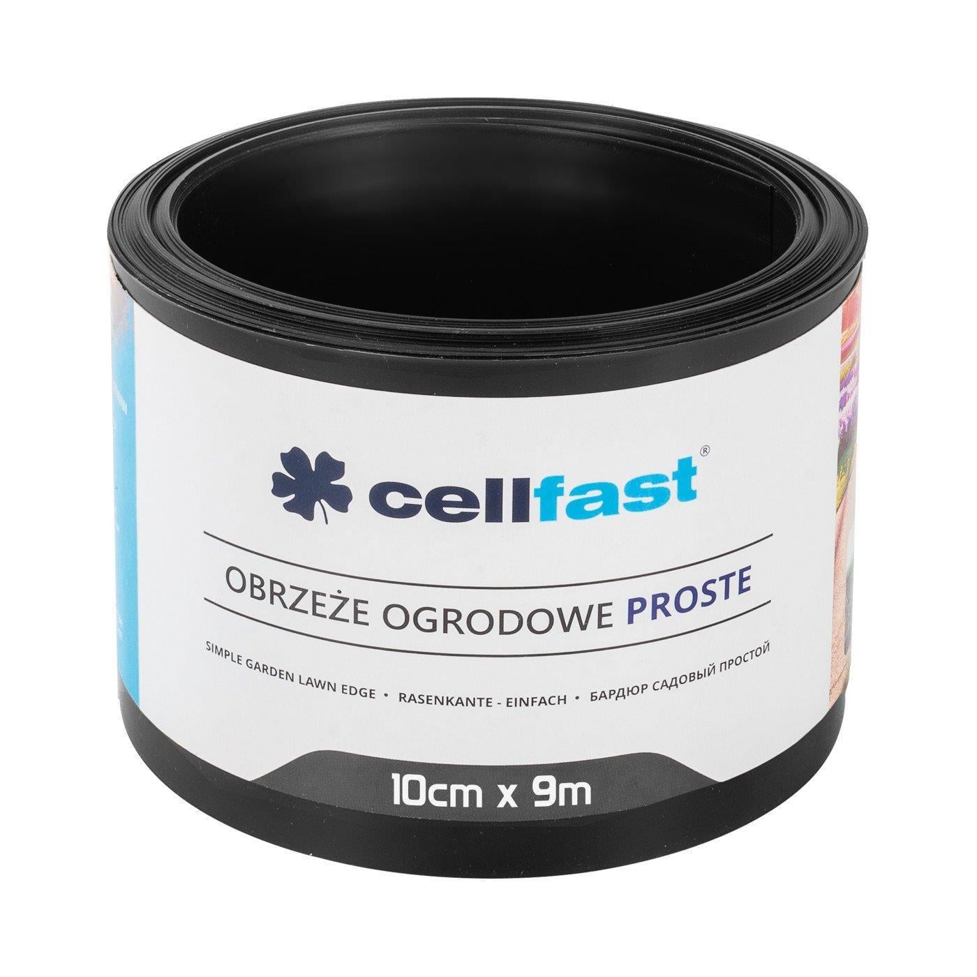 Бордюр газонный Cellfast 10 см x 9 м Черный (30-231H)
