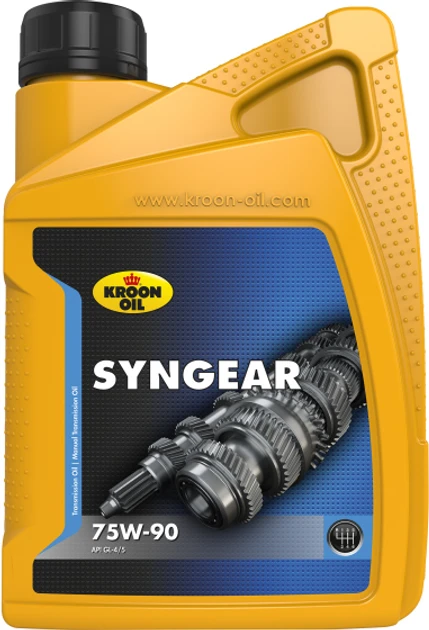 Мастило трансмісійне KROON OIL SYNGEAR 75W90 1 л (02205) Мастило трансмісійне KROON OIL SYNGEAR 75W90 1 л (02205)