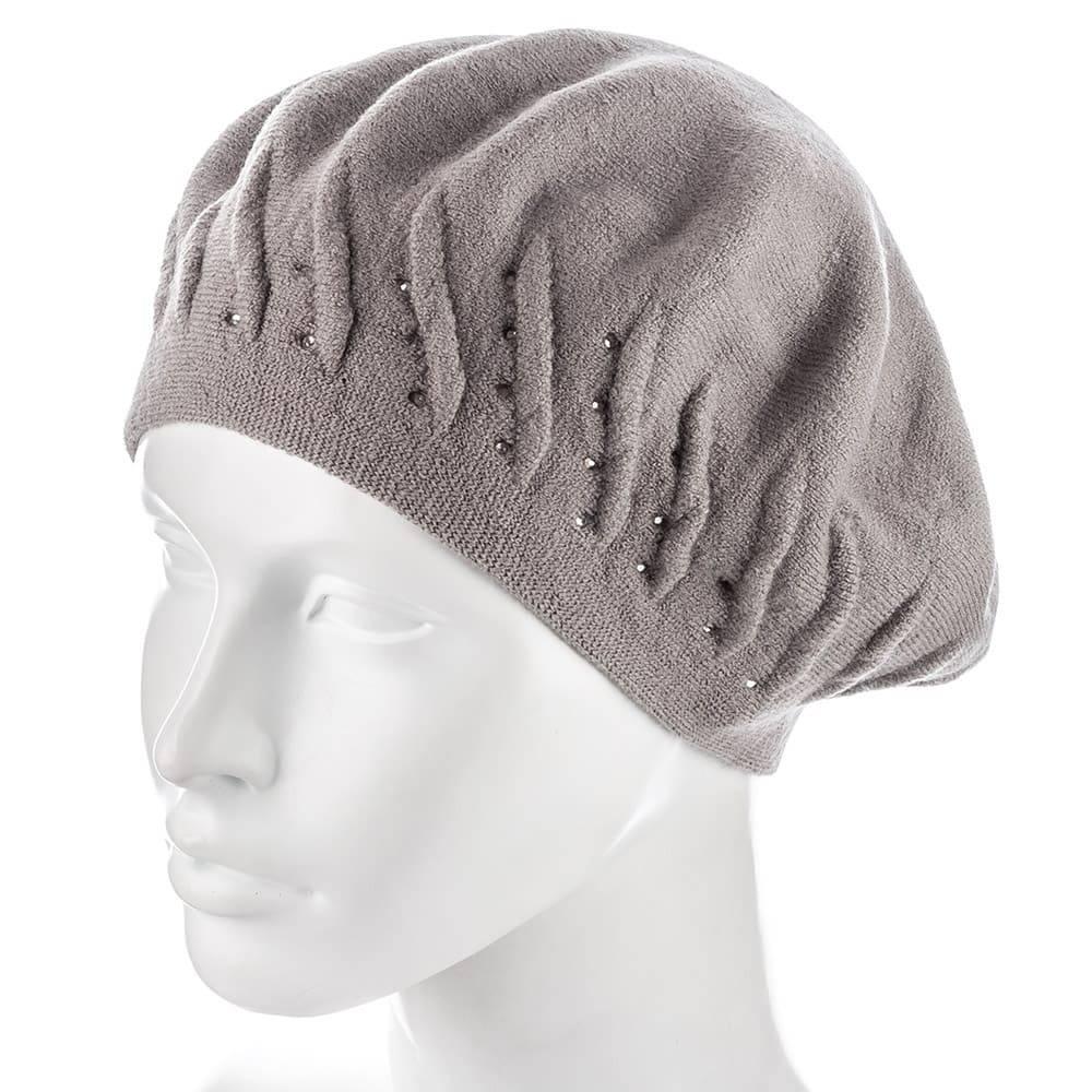 Берет женский Zolly ZH198 двойной тонкой вязки Фрез