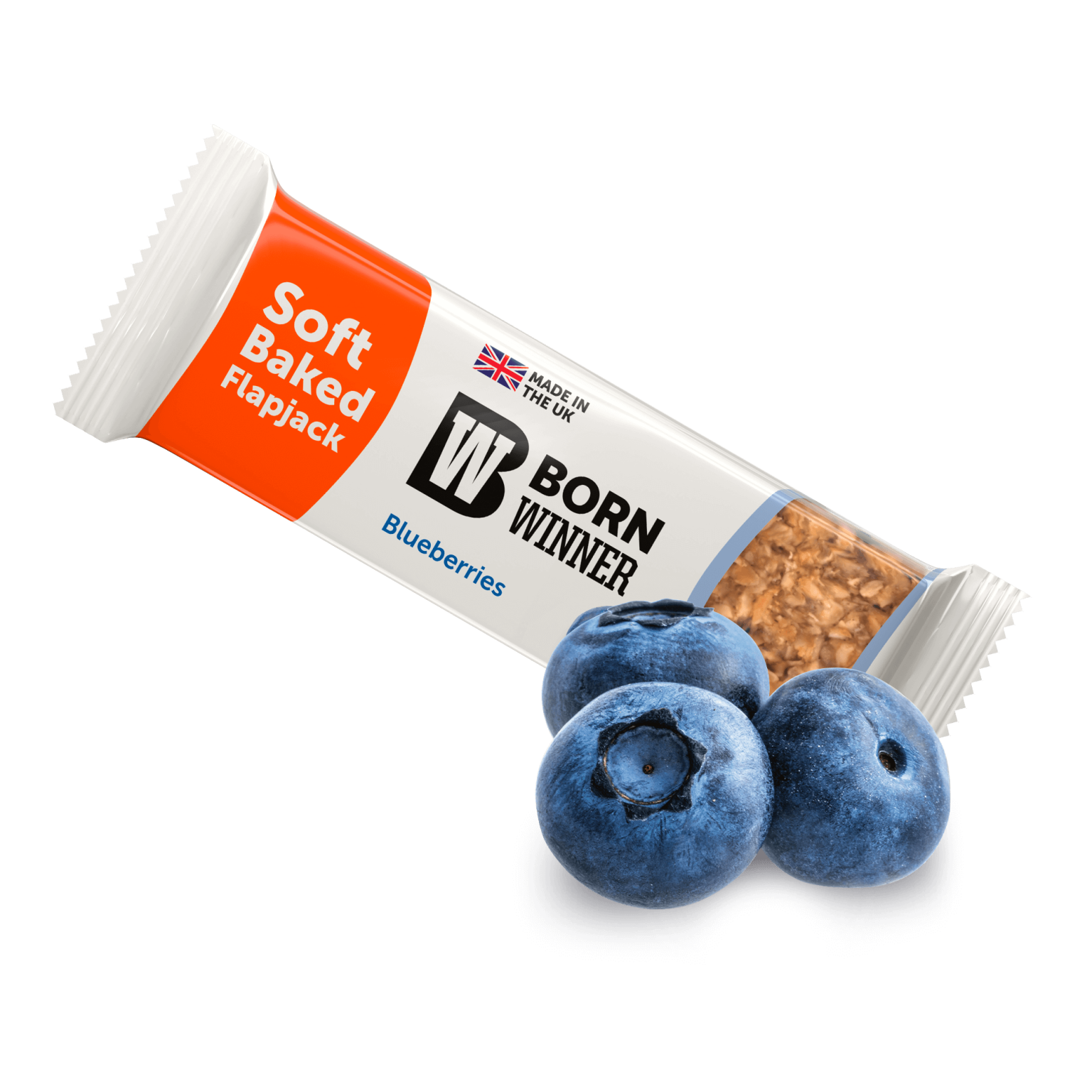 Батончик овсяный Born Winner FLAPJACK со вкусом черники 90 г