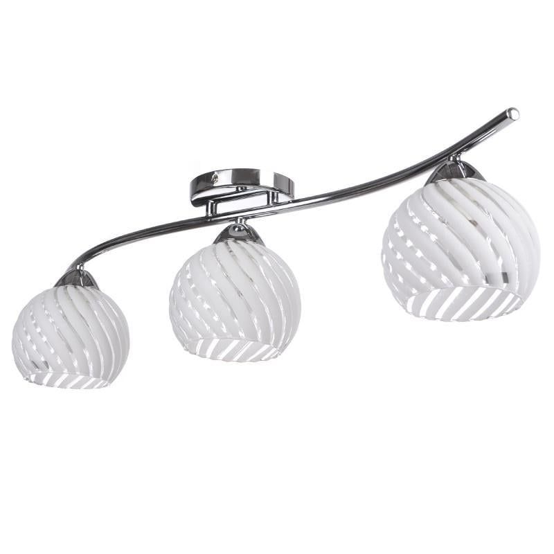 Светильник спот поворотный потолочный накладной Brille HTL-162/3 E27 CH