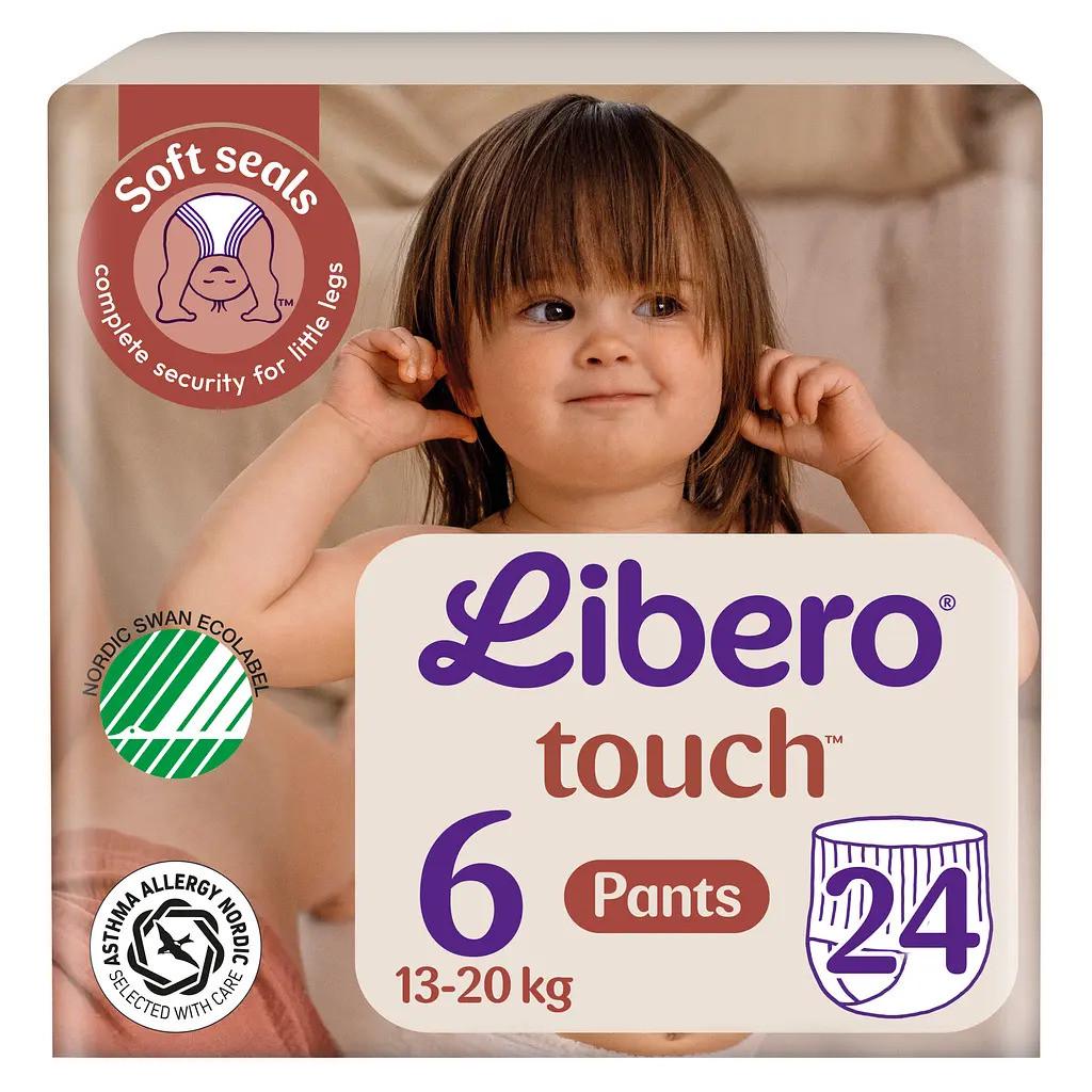 Подгузники-трусики для детей Libero Touch 6 13-20 кг 24 шт.