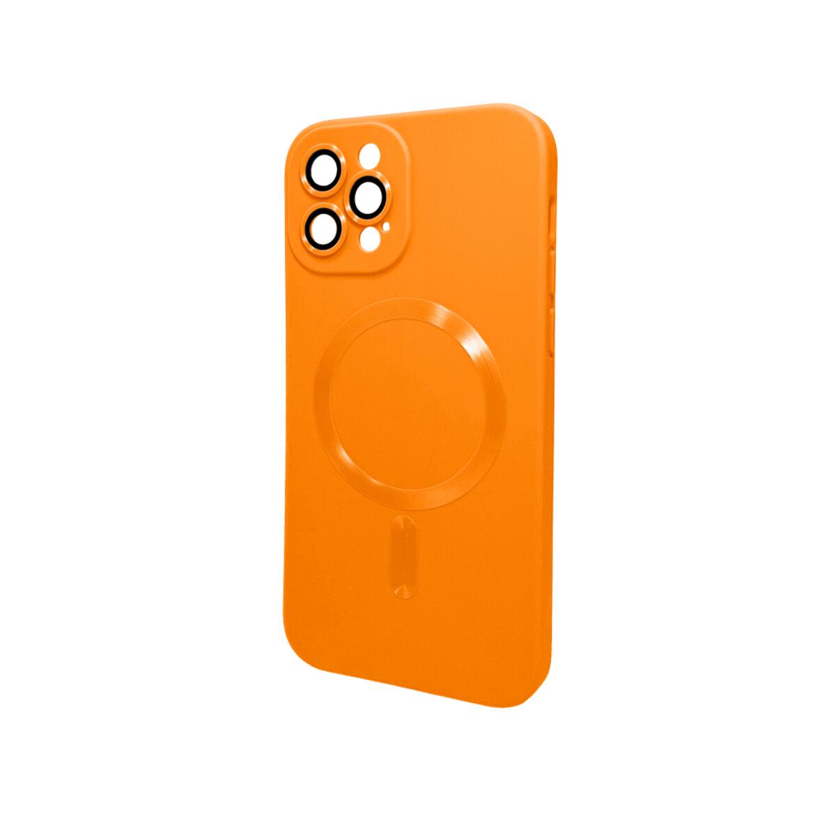 Противоударный чехол для Apple iPhone 12 Pro Cosmic Frame MagSafe Color / Orange Противоударный чехол для Apple iPhone 12 Pro Cosmic Frame MagSafe Color / Orange