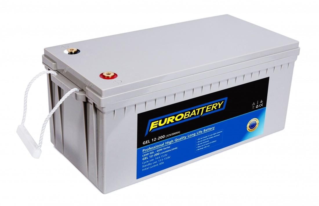 Аккумулятор гелевой для ИБП EuroBattery GEL 12-200 DZM 12V 200Ач (775)